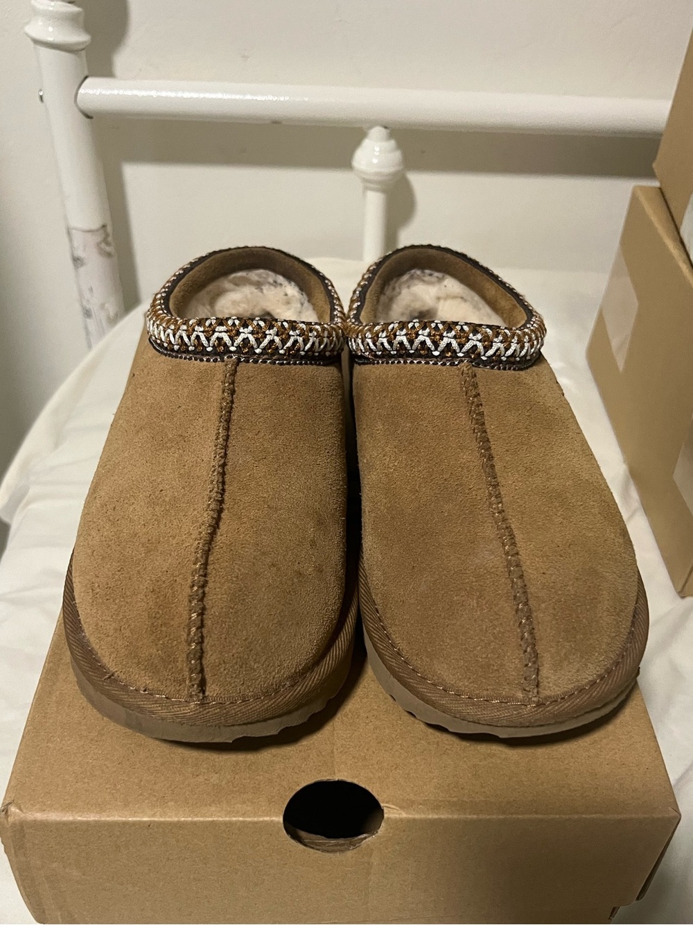 UGG Tasman II Chestnut Slide Slipper Sandal Womens size 5